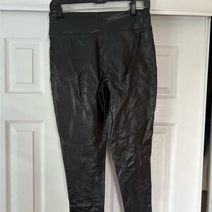 Giani Bernini Black leather Leggings